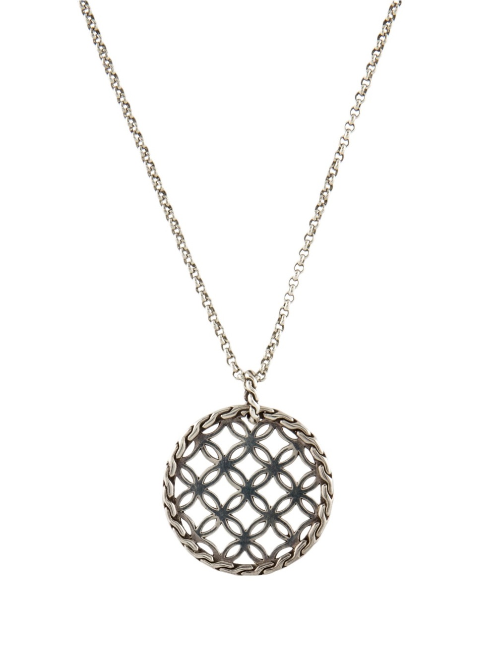 John Hardy
Batu Kawung Circle Pendant Necklace